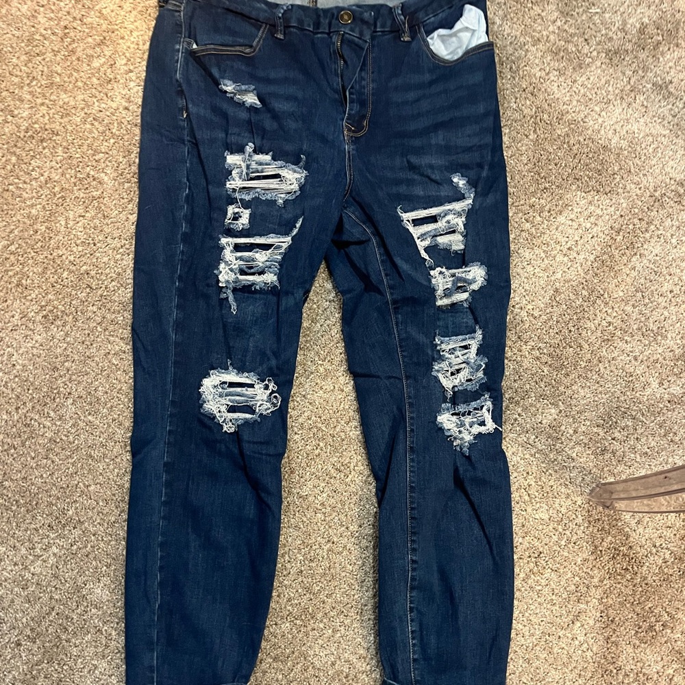 BRAND: Rue 21
SIZE: Women’s 20
COLOR: Dark denim